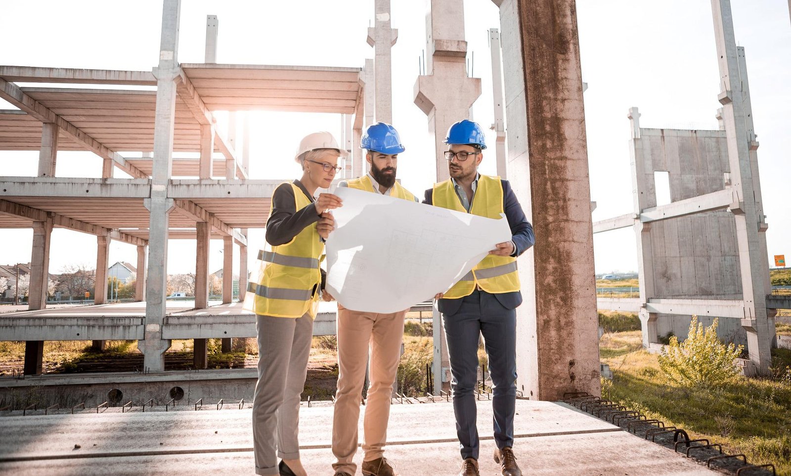 Equipo KL Construcción en obra